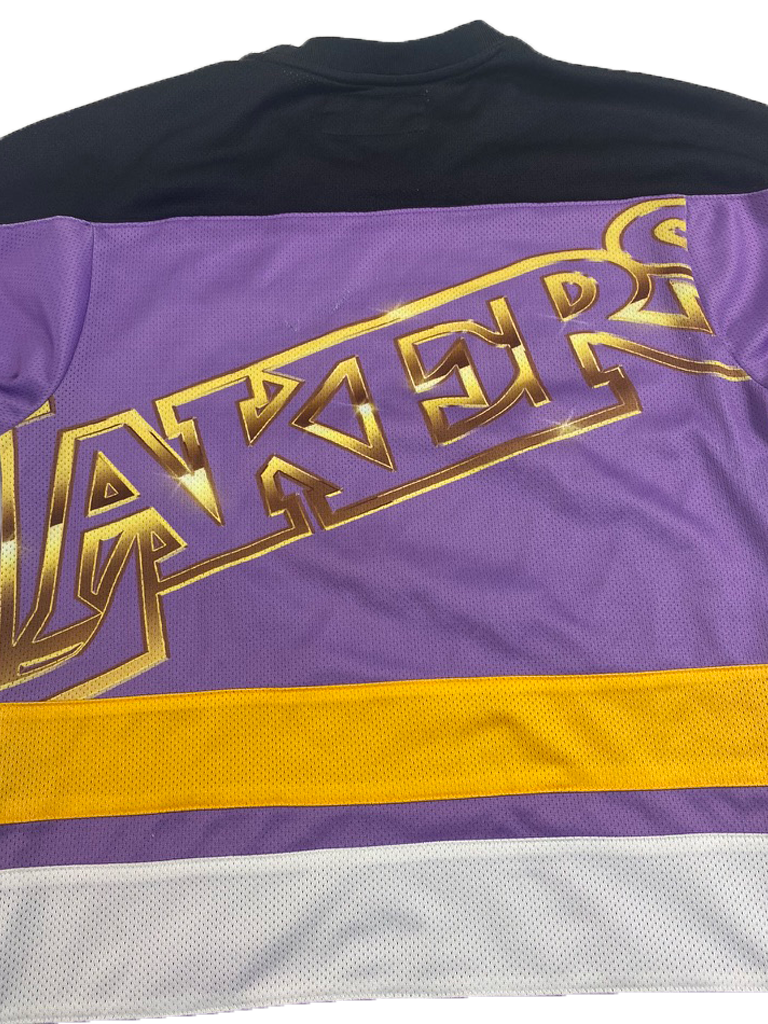 Los Angeles Lakers NBA Mitchell & Ness Hockey Jersey (M)