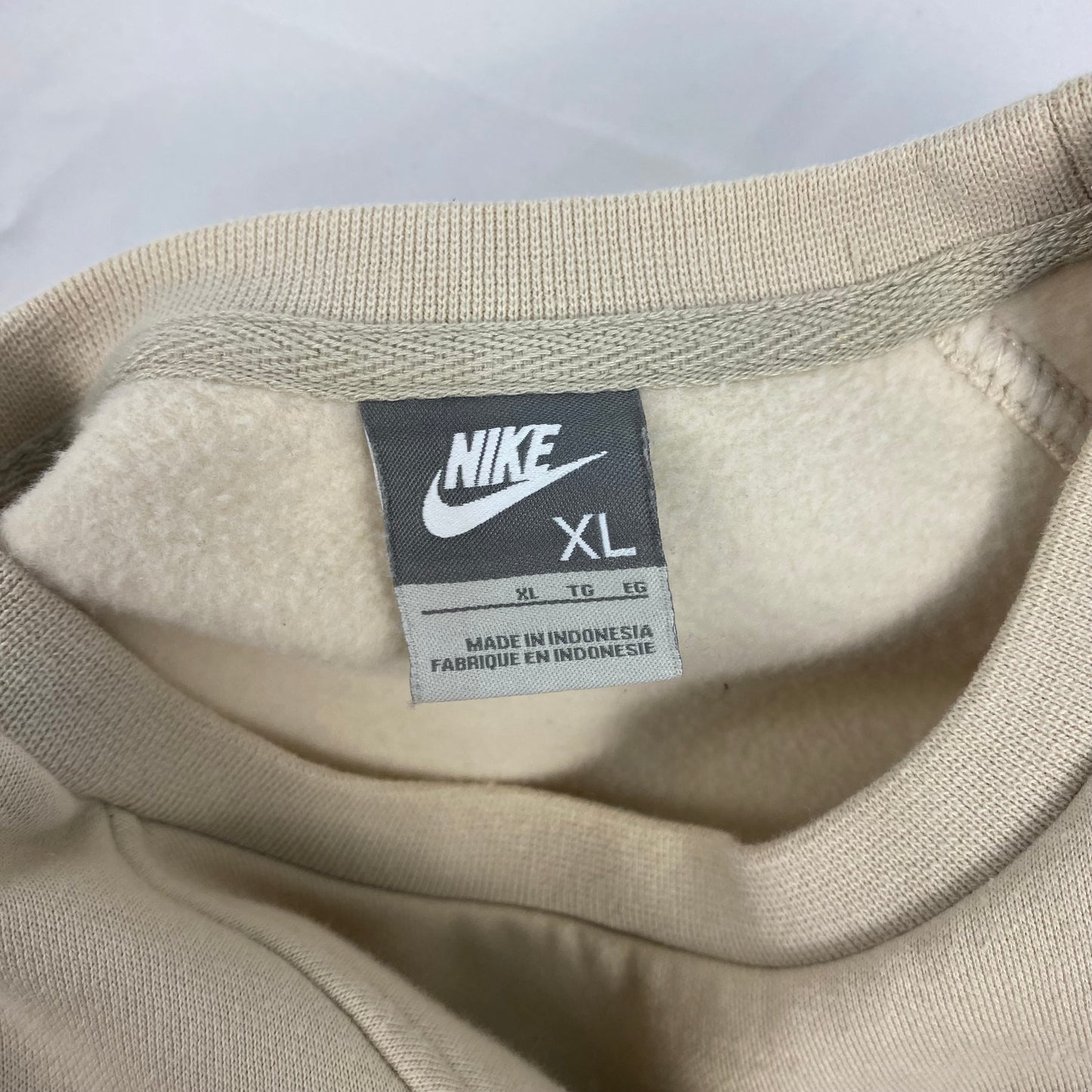 Vintage Nike Crewneck Cream (XL)