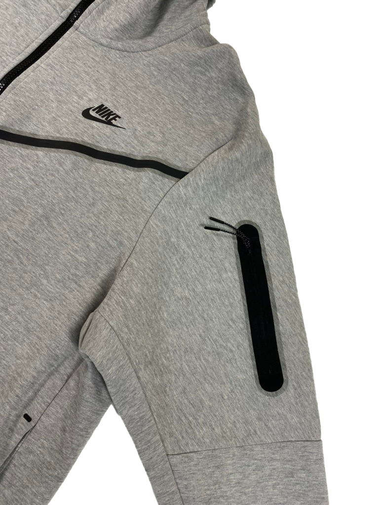 Nike Tech Fleece Windrunner Hoodie Grey (2XL)