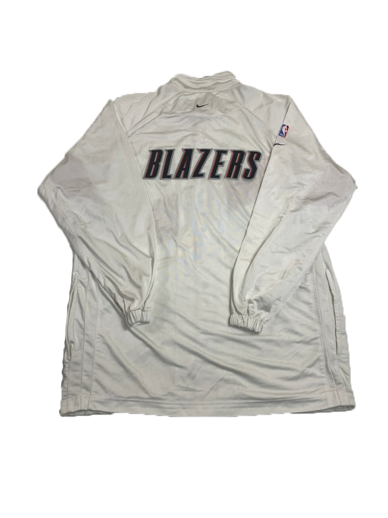 90s Vintage NBA Portland Trailblazers Nike Player Issued Warm Up Jacket (2XL)