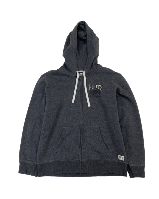 Roots Zip Up Hoodie (L)